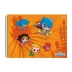 CADERNO DE DESENHO 60FLS CPD DC FRIENDS REF. 10358 CAPA LARANJA