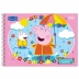 CADERNO DE DESENHO 80FLS CPD PEPPA REF. 357952 CAPA ROSA