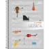 CADERNO DE MUSICA CPD 80FLS TILIBRA REF. 306185 CAPA CINZA