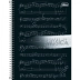 CADERNO DE MUSICA CPD 80FLS TILIBRA REF. 306185 CAPA PRETO