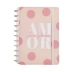 CADERNO INTELIGENTE GRANDE 80FLS COR-DE-ROSA