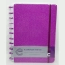 CADERNO INTELIGENTE GRANDE 80FLS GLITTER PINK
