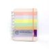 CADERNO INTELIGENTE MEDIO 80FLS ARCO-IRIS PASTEL