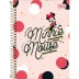 CADERNO PEQUENO ESPIRAL CPD 80FLS MINNIE CAPA THE ONE AND ONLY