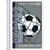 CADERNO PEQUENO ESPIRAL CPM 48FLS MAIS + TILIBRA CAPA BOLA DE FUTEBOL