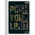 CADERNO PEQUENO ESPIRAL CPM 48FLS MAIS + TILIBRA CAPA PUSH YOUR LIMIT