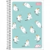 CADERNO PEQUENO ESPIRAL CPM 48FLS MAIS + TILIBRA CAPA SAY HELLO TO CAT