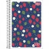 CADERNO PEQUENO ESPIRAL CPM 96FLS MAIS + TILIBRA CAPA MORANGOS E FLORES