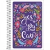 CADERNO PEQUENO ESPIRAL CPM 96FLS MAIS + TILIBRA. CAPA YES YOU CAN