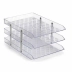 CAIXA DE CORRESPONDENCIA TRIPLA FIXA COR CRISTAL WALEU REF. 10050015