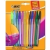 CANETA ESF. BIC CRISTAL FASHION DURA+ ESTOJO 12 CORES