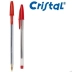 CANETA ESF. BIC CRISTAL SIMPLES VERMELHO