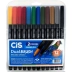 ESTOJO CANETA PINCEL BRUSH PEN CIS DUAL AQUARELAVEL C/12 CORES