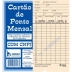 CARTAO PONTO MENSAL TAMOIO C/100 MOD. HENRY REF. 1120