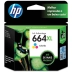 CARTUCHO DE TINTA ORIGINAL HP 664XL COLOR F6V30AB