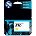 CARTUCHO DE TINTA ORIGINAL HP 670 AMARELO