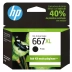 CARTUCHO DE TINTA ORIGINAL HP 667XL PRETO 3YM81AB