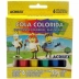COLA COLORIDA C/6 CORES ACRILEX REF. 02606