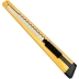 ESTILETE ESTREITO 09MM CIS-3BP PROFISSIONAL DE METAL COR AMARELO
