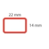 ETIQUETA DE PRECO 14X22MM FITACREL REF. 3570