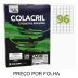 ETIQUETAS COLACRIL A4 CA4348 96 P/FOLHA 31X17MM