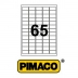 ETIQUETAS PIMACO A4351 21,2X38,2MM