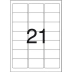 ETIQUETAS PIMACO A4 A4360 21 P/FOLHA 38,1X63,50MM