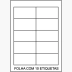 ETIQUETAS PIMACO A5 A5Q-3565 10 P/FOLHA 34X65MM P/CONGELADOR.
