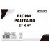 FICHA PAUTADA 6X9 SD 10041 PCT C/100 REF. 10041