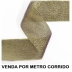 FITA EM METRO PARA LACOS METALIZADA 38MM OURO CLARO REF. 296908