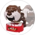 JOGO DE MESA ART BRINK DOG MORDE DEDO REF. 839356