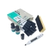 KIT 12 PINCEL MARCADOR DE QUADRO BRANCO COR PRETO + 1 APAGADOR + 2 TINTA PRETA BAZZE