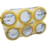 KIT FITA ADESIVA LARGA 48X100M C/ 06 ROLOS TECTAPE TRANSPARENTE