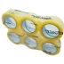 KIT FITA ADESIVA LARGA 48X100M C/ 06 ROLOS TECTAPE TRANSPARENTE