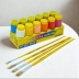 KIT GUACHE 12 CORES ACRILEX + 04 PINCEIS CONDOR REF. 456 TAMANHOS 02-08-10 E 12