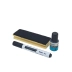 KIT PINCEL MARCADOR DE QUADRO BRANCO COR PRETO + 1 APAGADOR + 1 TINTA PRETA BAZZE