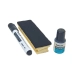 KIT PINCEL MARCADOR DE QUADRO BRANCO COR PRETO + 1 APAGADOR + 1 TINTA PRETA BAZZE