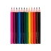 LAPIS DE COR 12 CORES LEO E LEO JUMBO BIG + APONTADOR