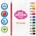 LAPIS DE COR 12 CORES TRIS MEGA SOFT COLOR REF. 684116