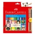 LAPIS DE COR 24 CORES FABER KIT + 3 LAPIS BICOLOR CARAS E CORES