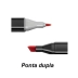 MARCADOR ARTISTICO C/PONTA DUPLA PRIMAX 60 CORES REF. 57528