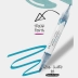 MARCADOR ARTISTICO FABER-CASTELL MULTIMARK COR AZUL CLARO 813