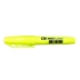 MARCADOR DE TEXTO CIS LUMINI MINI COR AMARELO