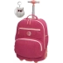 MOCHILA COM RODINHAS PACIFIC TUBO PACK ME LIFE PINK REF. 7980376C012U