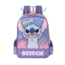 MOCHILA ESCOLAR LUXCEL STITCH VIOLETA REF. IS41541SC2400UN
