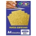 PAPEL A4 GLITTER 180G OURO CX C/5FLS OFF PAPER REF. 50