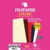 PAPEL A4 COLOR 180G CREME FILICOLOR REF. 2392