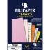 PAPEL A4 VERGE 180G ROSA FILIPERSON REF. 00994