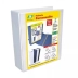 PASTA UNIVERSITARIA 4 ARGOLAS ACP 75MM BRANCA REF. 4754BR