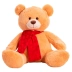 PELUCIA BRUMAR URSO DE CACHECOL 80 CM REF. 453 COR AMARELO ESCURO